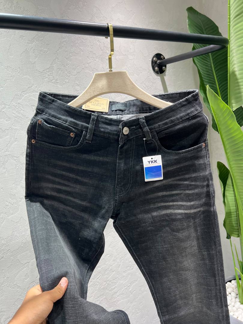 Ralph Lauren Bootcut Premium Imported Fabric Denim With Back Pocket Embroidered Work Logo 4582