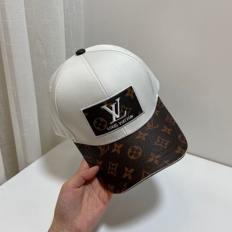 Louis Vuitton_Front_Logo_White_Monogram_Premium_Unisex_Cap_(With_Safety_Box)