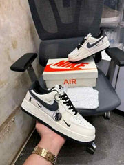 Nikkee. Air Force 1 07 Violent Bear Joint Linen Being Black
