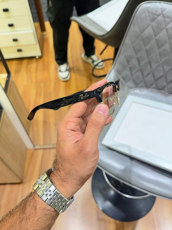 Ray-Ban 0504 gold plano