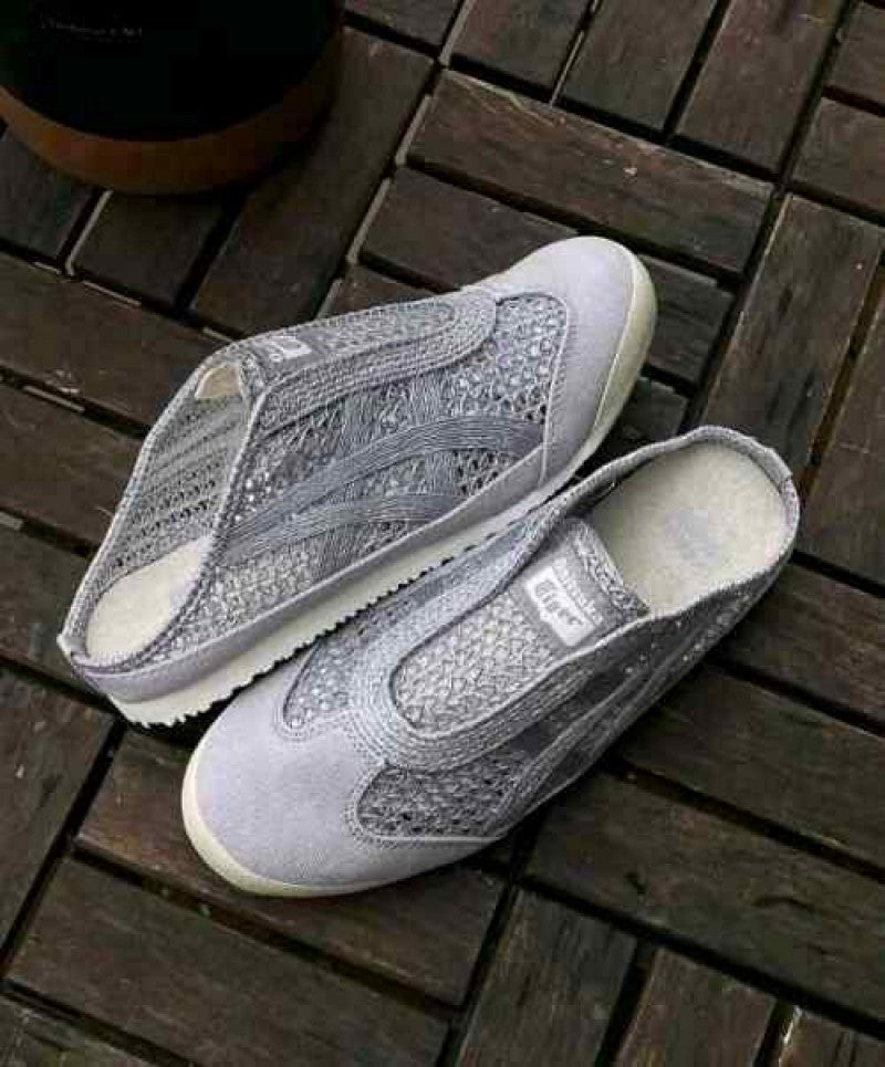 Oniitsukaa tiger Mexico 66 Sabot mules in pure silver 125