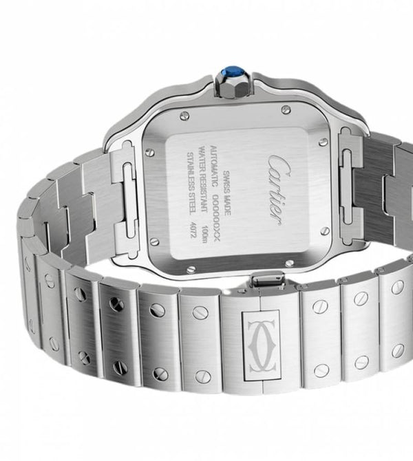 Cartier Santos Automatic silver blue