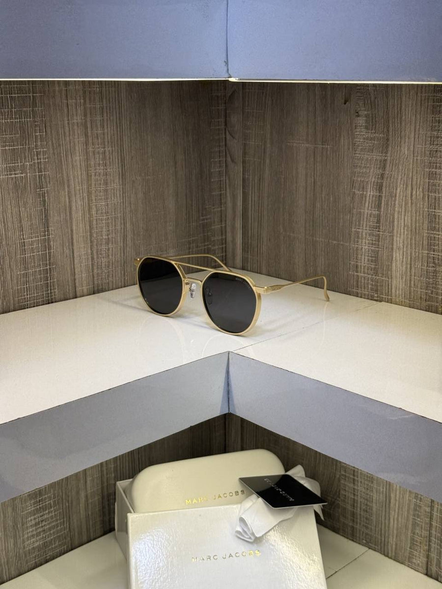 Marc Jacobs Black Gold Sunglass