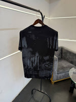 Loew e acid wash turkey imported round neck tshirt black