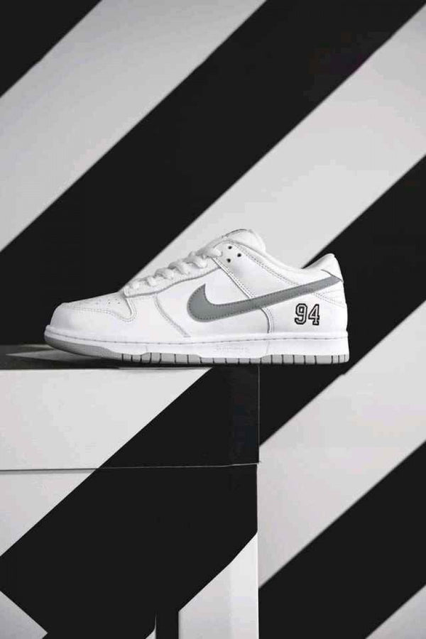 Supreme x Nikkeee SB Dunk Low White Grey 2178
