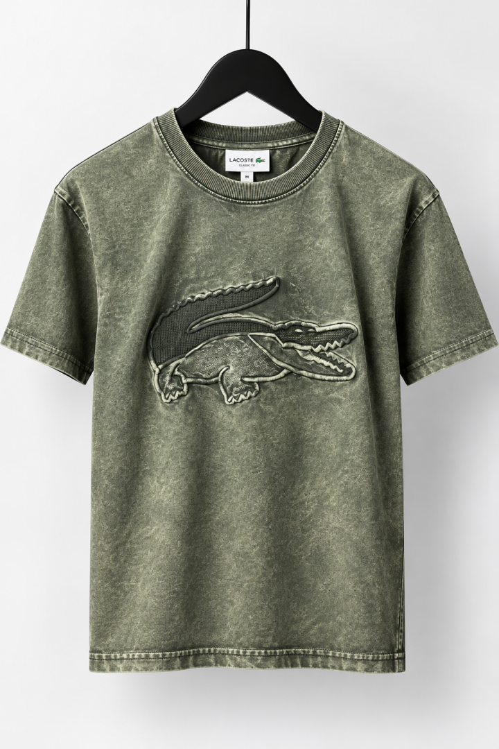 Lacoste Premium Acid Wash Premium T-Shirt 2477