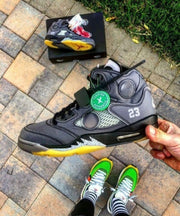 Air Jordan 5 Muslin X Of White