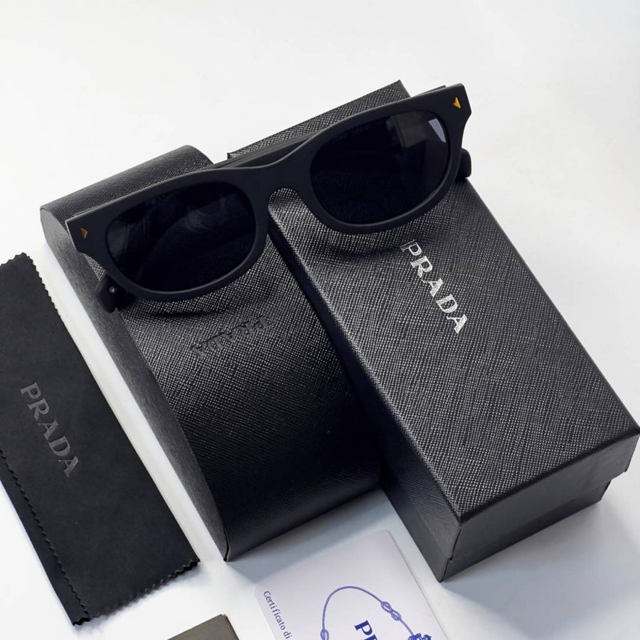 Prada 095 matt black gold