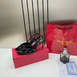 Valentino_Black_Patent_Leather_Slingback_Heels_With_OriginalBox_CarryBag
