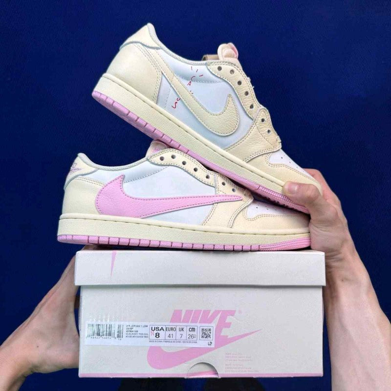 Travis Scott X Air Jordan 1 Low OG Shy Pink Semi Ua 760