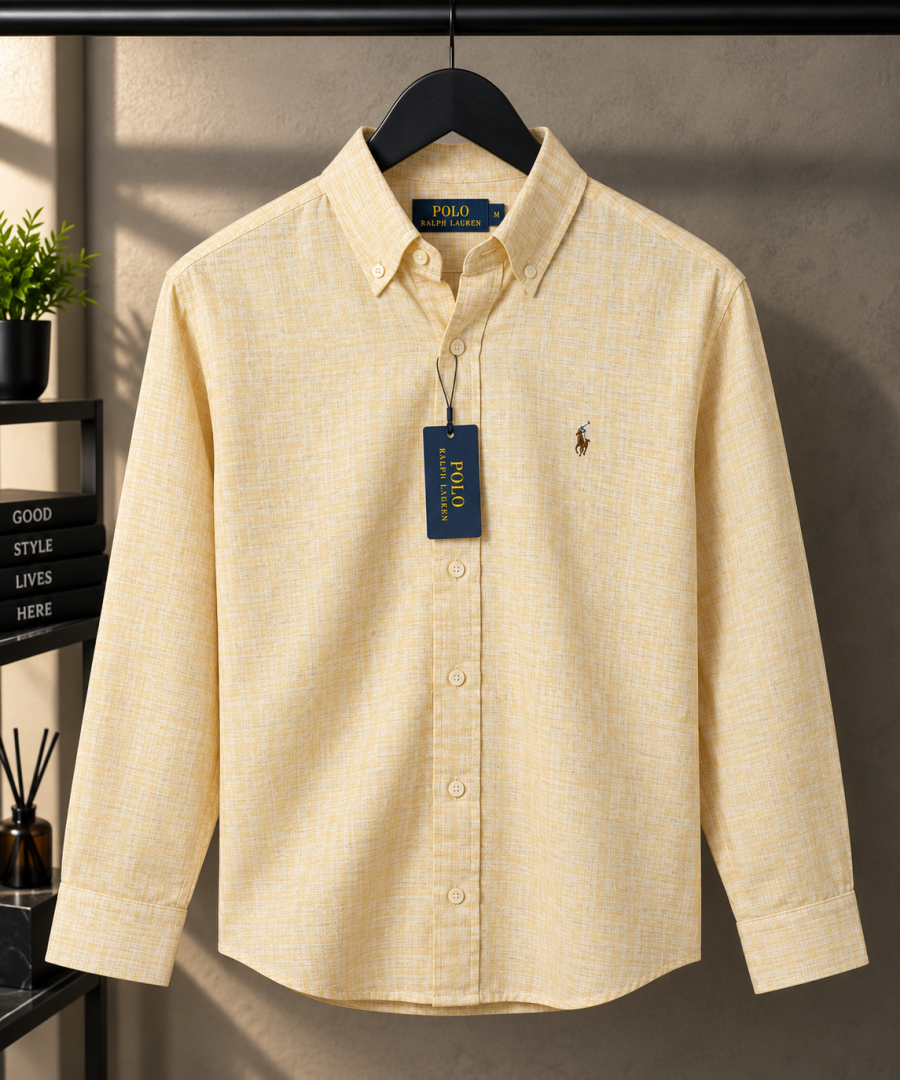 Ralph Lauren Premium Linen High Quality Shirts 2509