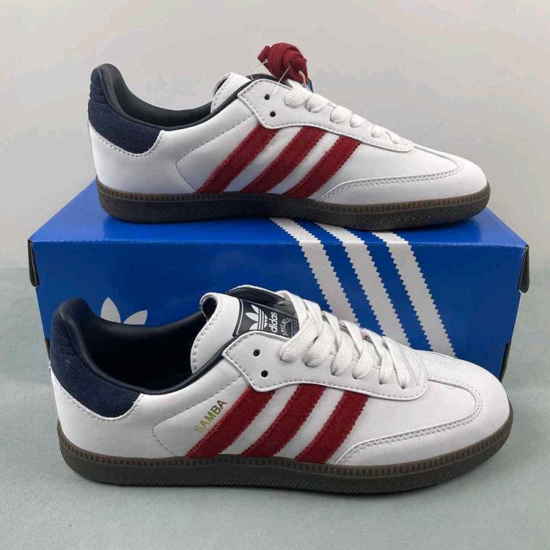 Adidas Samba OG Core White Victory Red 257