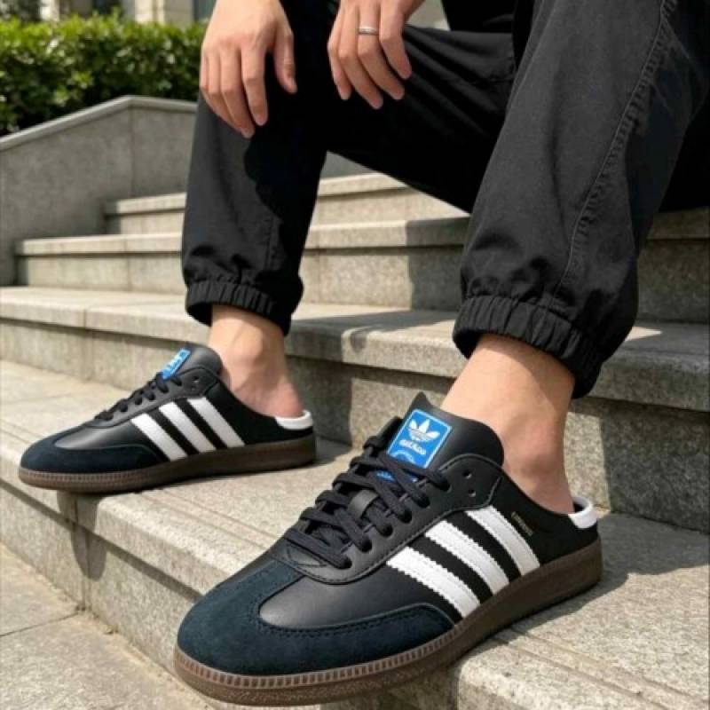 Adidas Samba Mule Black White 703
