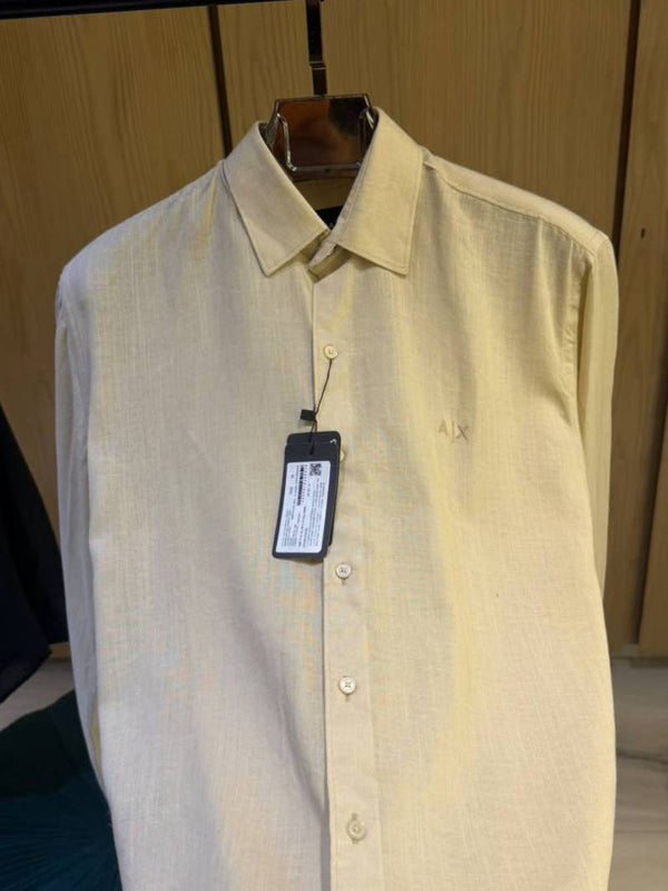 Armani Exchange IMPORTED STORE ARTICLE SHIRT LEELAN FABRIC