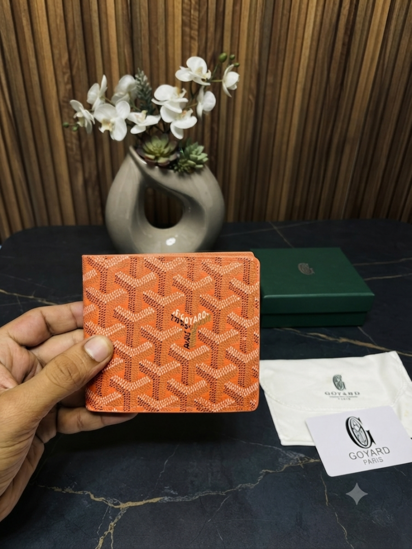 26 GOYARRD ORANGE PREMIUM QUALITY WALLET NO59