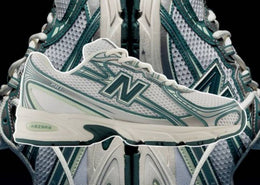 New balencee 740 Trainers White Marsh Green for women fresh sale 490