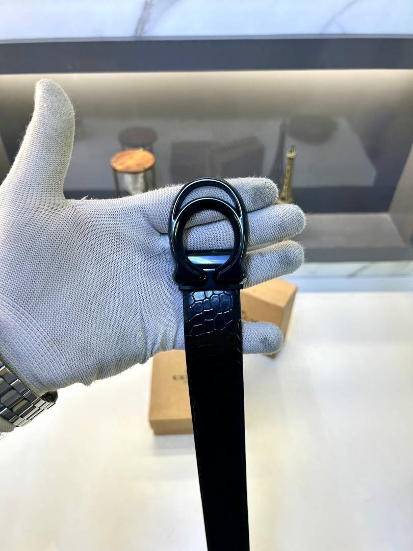 Coach Black Reversible Belt Fa 615