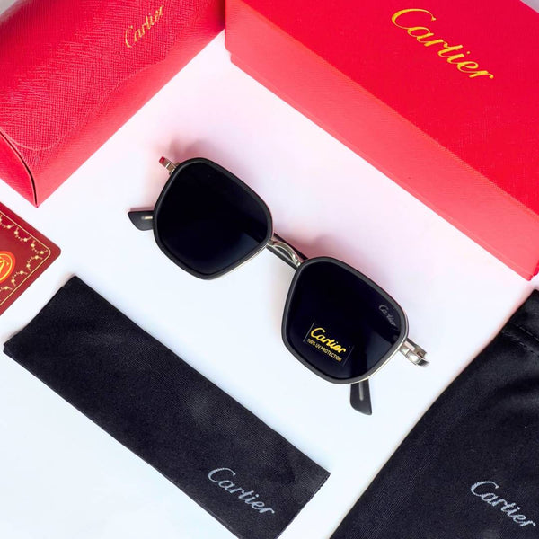 Cartier 0881 silver black