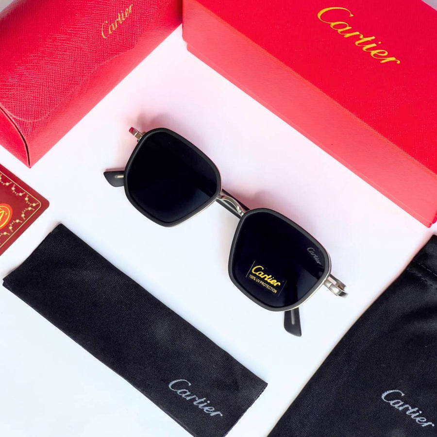 Cartier 0881 silver black