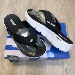Skechers Go Walk Comfort Premium Black White Simplex
