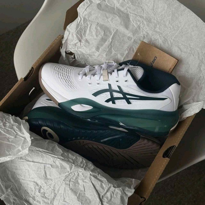 Asics Gel-Resolution X Tennis White Dark Aubergine 1299
