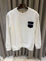 Christian Dio_Pocket Full Monogram Sweatshirt White
