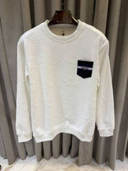 Christian Dio_Pocket Full Monogram Sweatshirt White