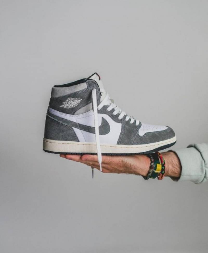 ..Nikke Air Jordan 1 High Washed Grey Black 443