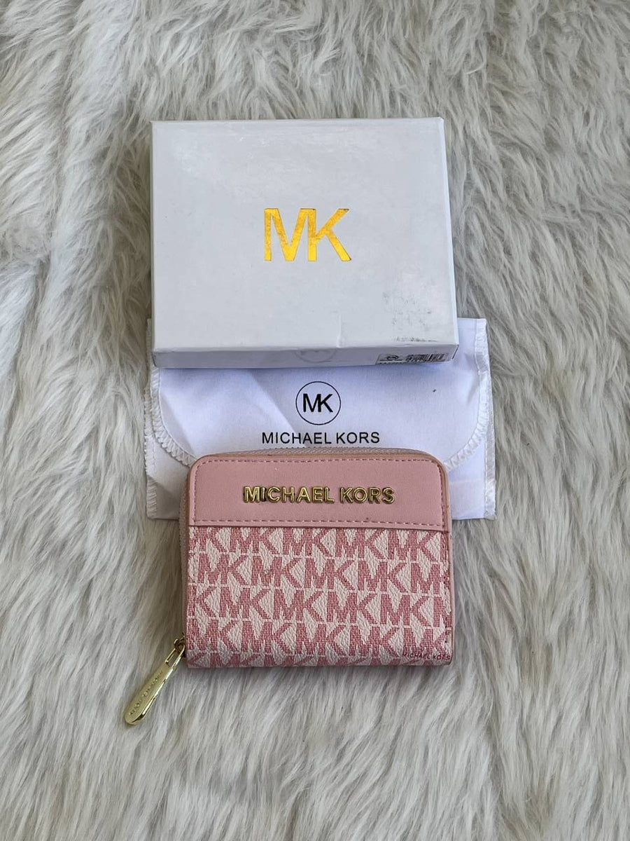 Michael Kors 119 Pink Mini Wallet With OriginalBox DustCover