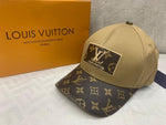 Louis Vuitton_Front_Logo_Biege_Monogram_Premium_Unisex_Cap_(With_Safety_Box)