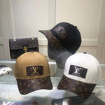 Louis Vuitton_Front_Logo_Biege_Monogram_Premium_Unisex_Cap_(With_Safety_Box)