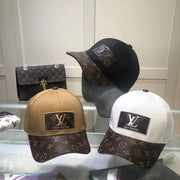 Louis Vuitton_Front_Logo_Biege_Monogram_Premium_Unisex_Cap_(With_Safety_Box)