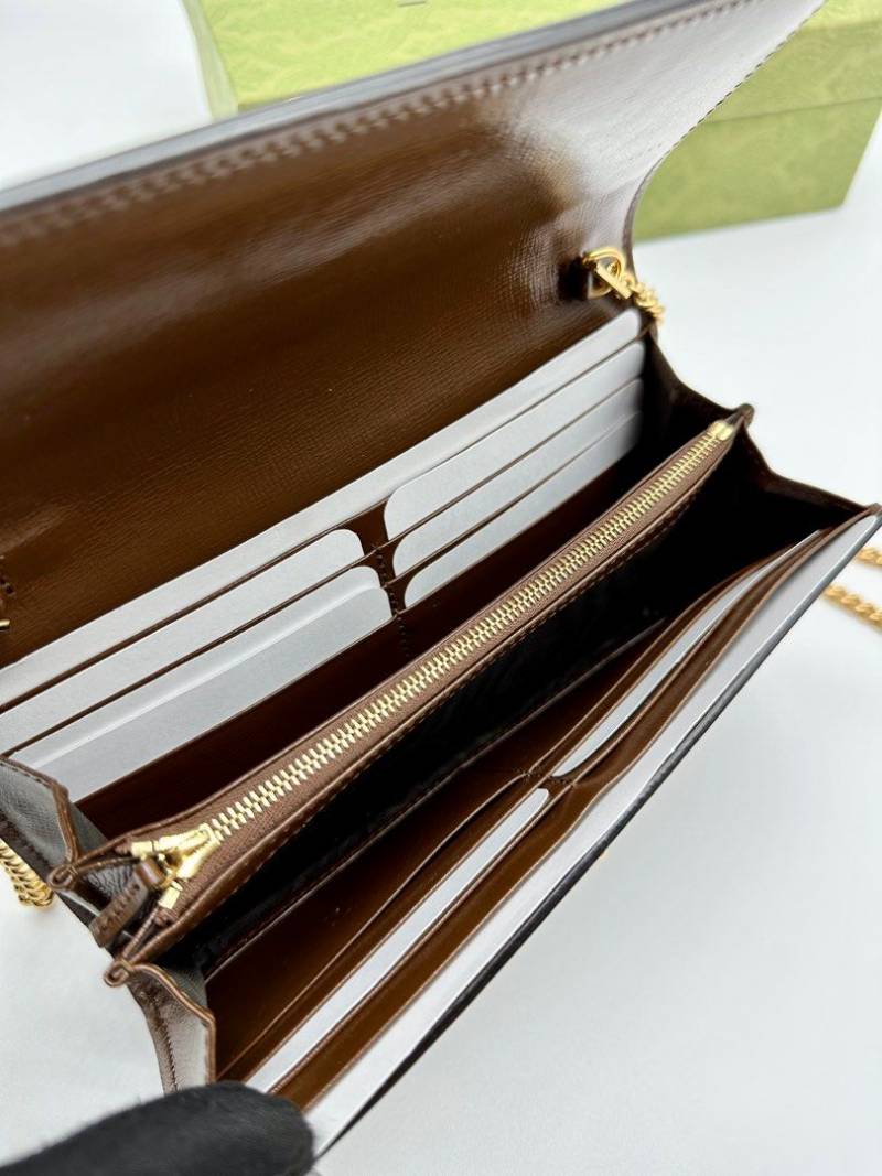 Gucci 76 Jackie ChainWallet Clutch With OriginalBox DustCover