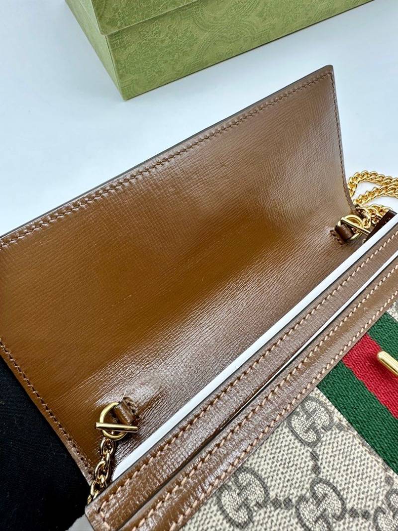 Gucci 76 Jackie ChainWallet Clutch With OriginalBox DustCover