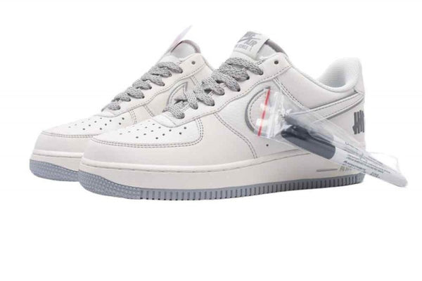 Undefeated x Nikkee Air Force 1 07 Low Cream Light Grey