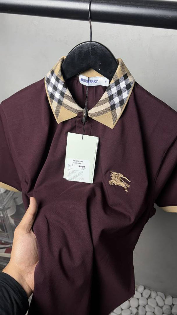 Burberry Premium Polo T-Shirt with OG Box Packaging 3015