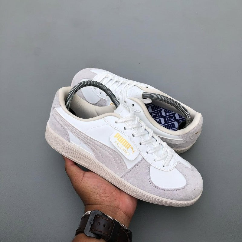 Puma Palermo White Beige