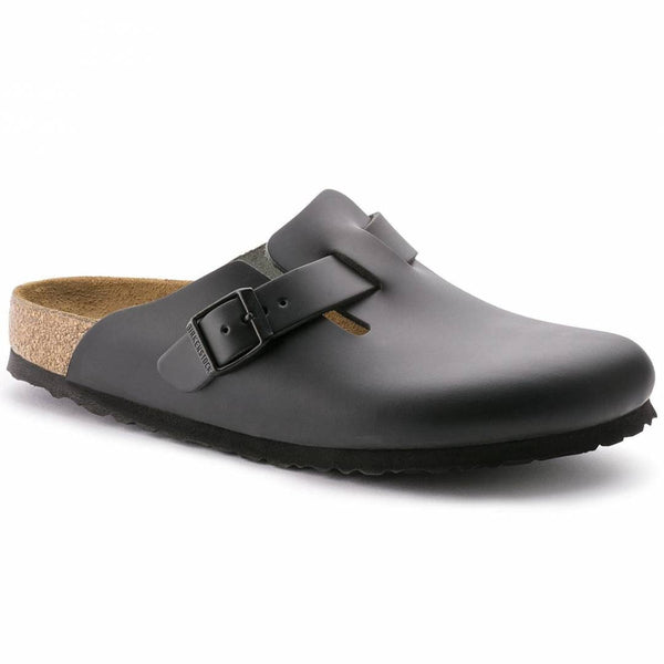 Birkenstock Boston Black Leather