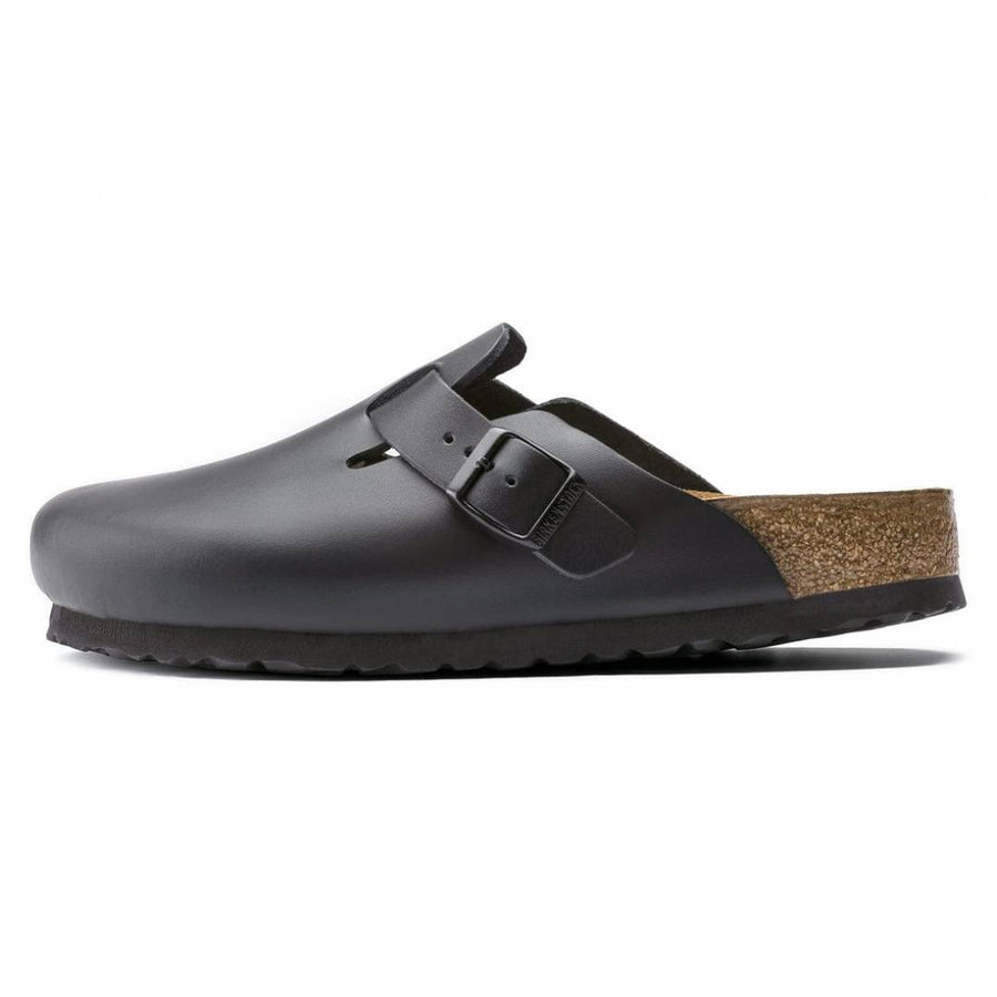 Birkenstock Boston Black Leather