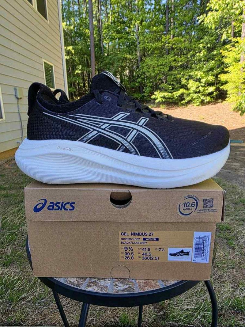 Asics Gel-Nimbus 27 Black White 1166