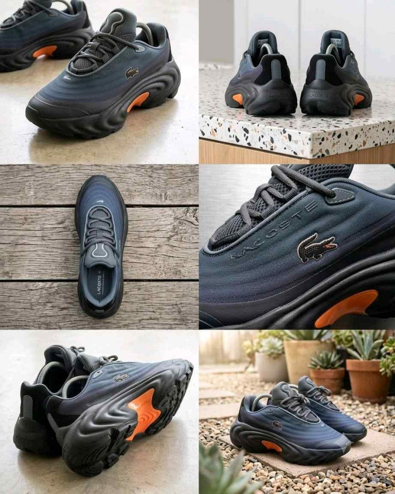 Lacoste SPINOR 225 Dark Gray and Orange