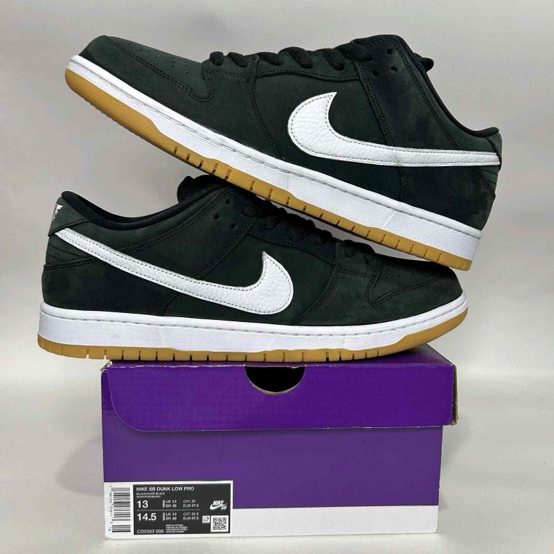 Nike SB Dunk Low Pro Black Gum