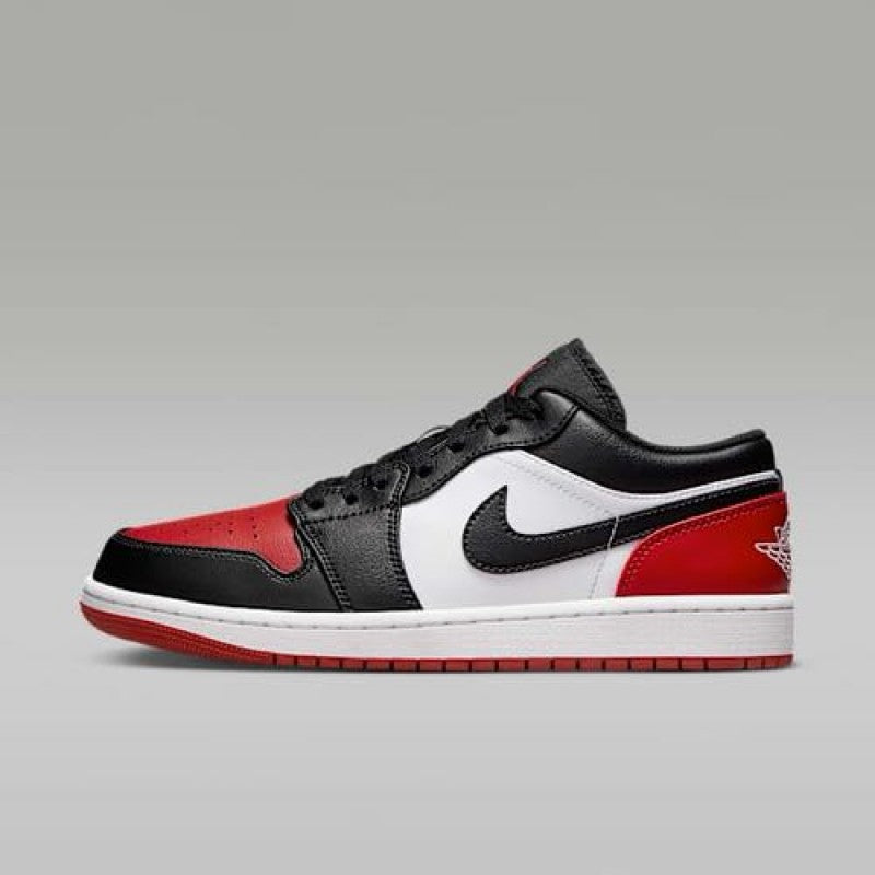 Nike Air Jordan 1 Low Bred Toe Semi UA