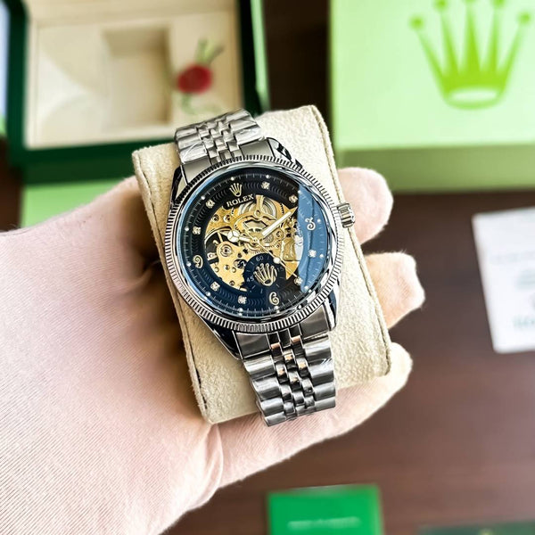 Rolex_Automatic_SilverBlack