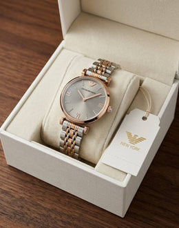 Armani Emporio Classic 2Ton Copper Grey
