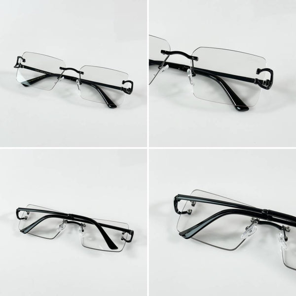 Cartier 1033 Black Day Night Color Changing Glass
