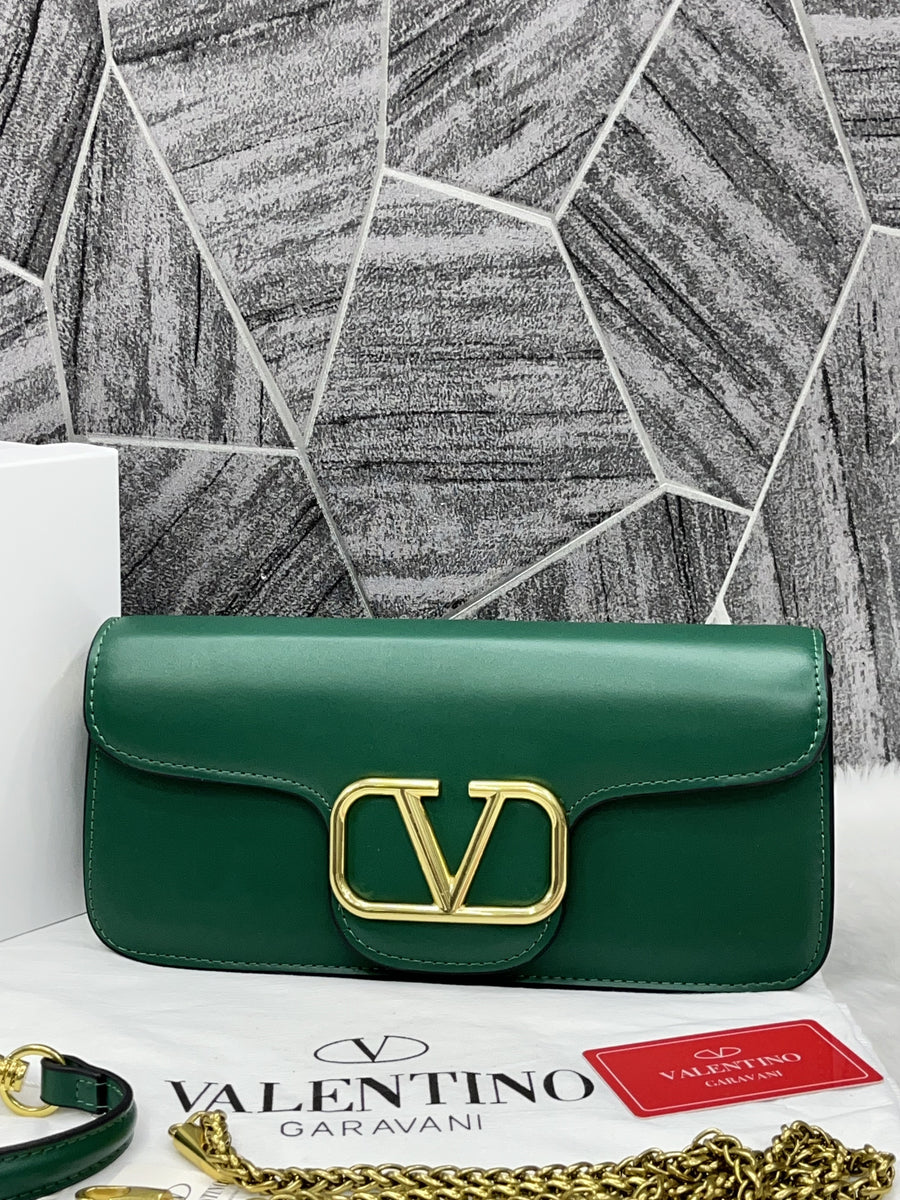 Valentino_V_Loco_Green_Large_Shoulder_Bag_With_OriginalBox