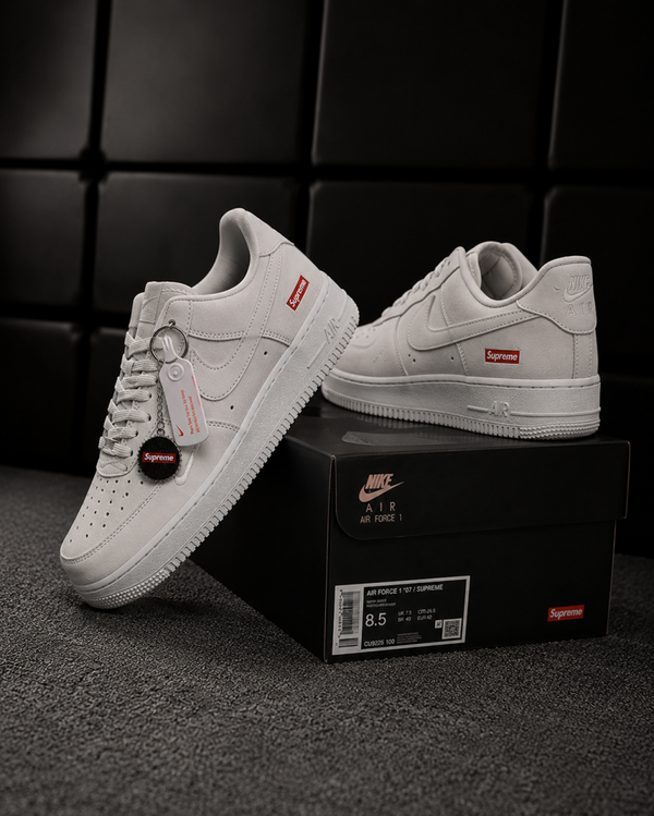 Nike AIRFORCE 1 LOW X SUPREME BEIGE SUEDE