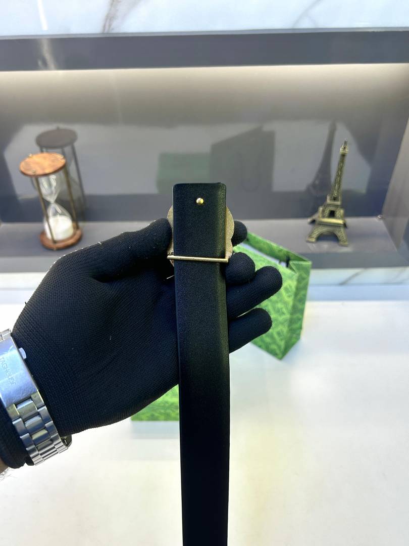 Gucci Gold Brown Belt Fa 750