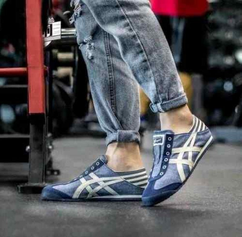Onitsuka tigerr Slip On Paraty Blue Chambray